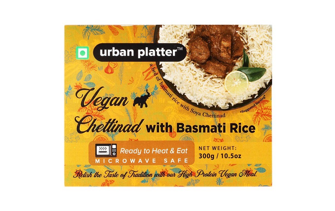 Urban Platter Vegan Chettinad With Basmati Rice   Box  300 grams